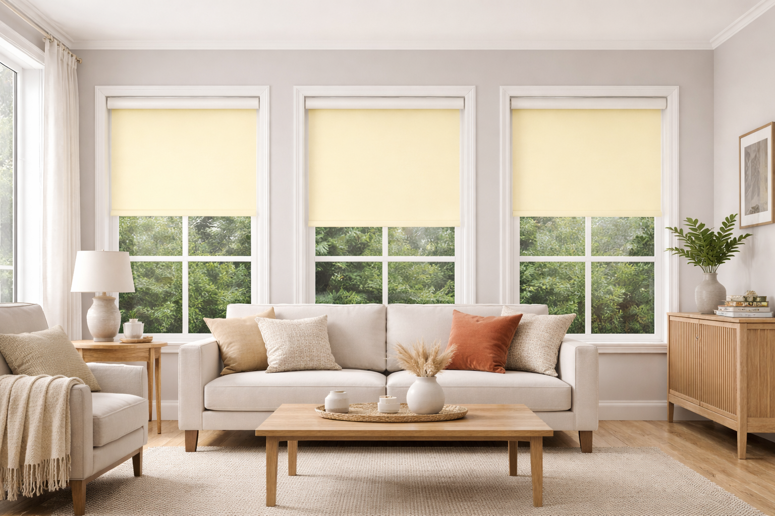 Joydeco® Blackout Roller Shades — 75" Length