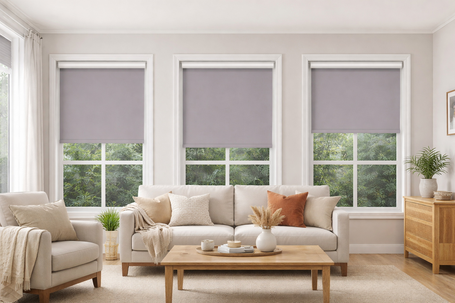 Joydeco® Blackout Roller Shades — 75" Length