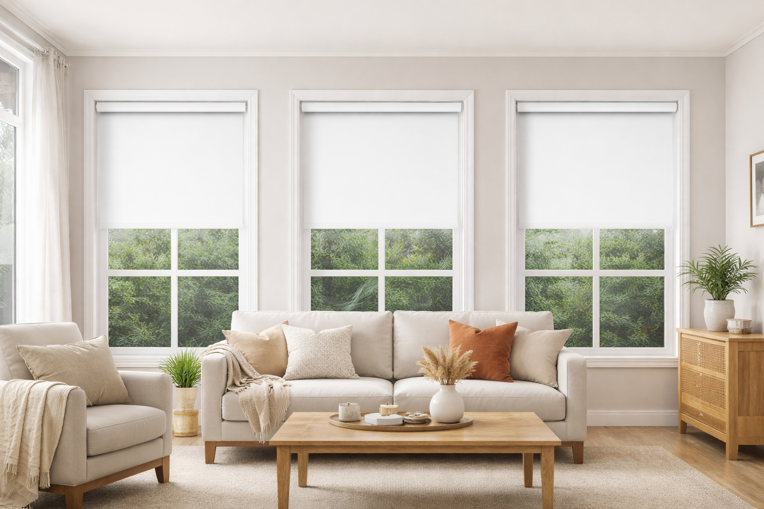 Joydeco® Blackout Roller Shades — 75" Length